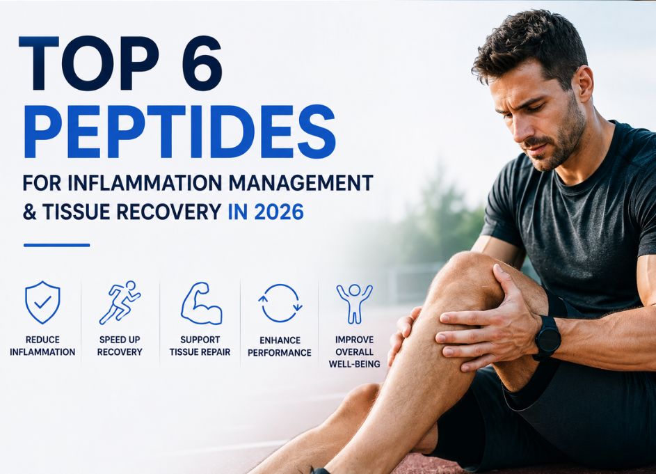 Top 6 Peptides for Inflammation Management and Tissue Recovery in 2026